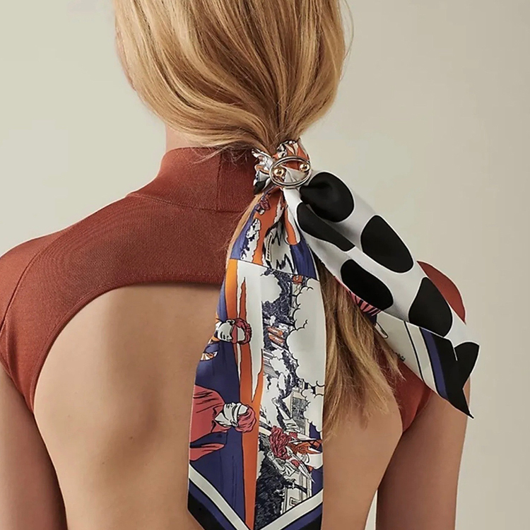 (Women) HERMES Silk Scarf  Multicolor Luxury Fashion Accessory. 92524492 圖 3