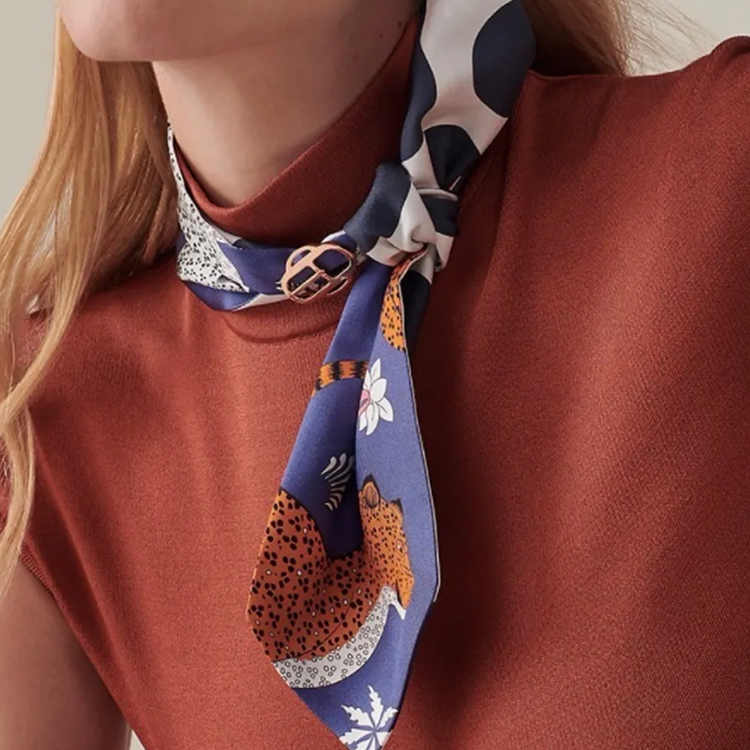 (Women) HERMES Silk Scarf  Multicolor Luxury Fashion Accessory. 92524492 圖 4