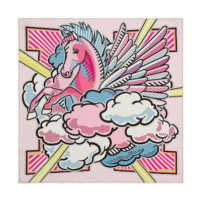 (Women) HERMES Silk Scarf for Women in Pink - Fashionable and Versatile H892975S-02