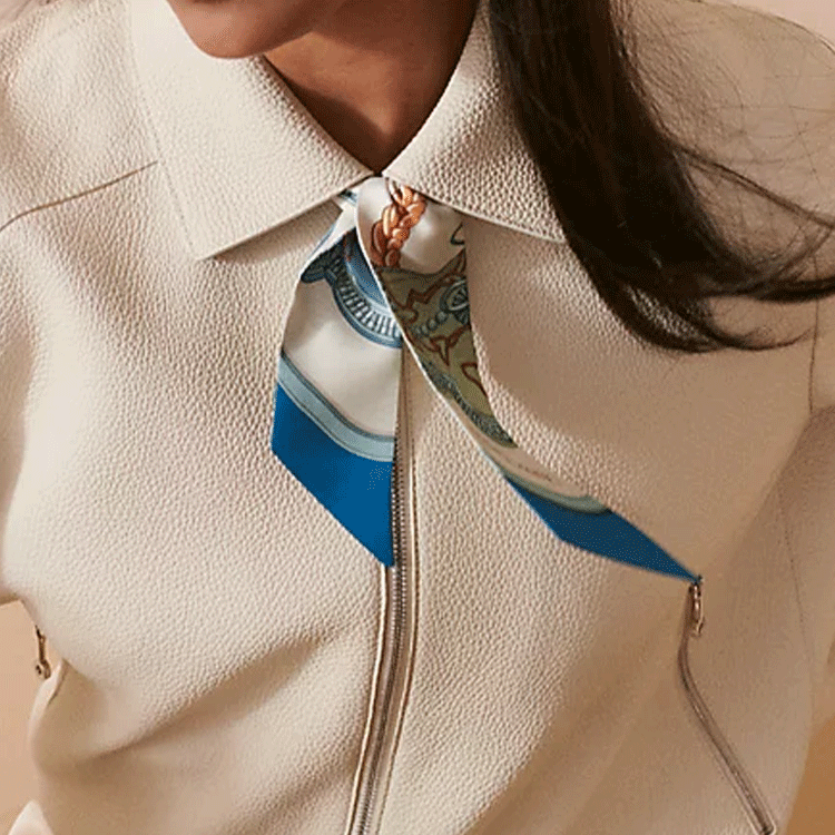 (Women) HERMES Silk Scarf for Women Multicolor with Pattern Print Design. H061364S 04 圖 3