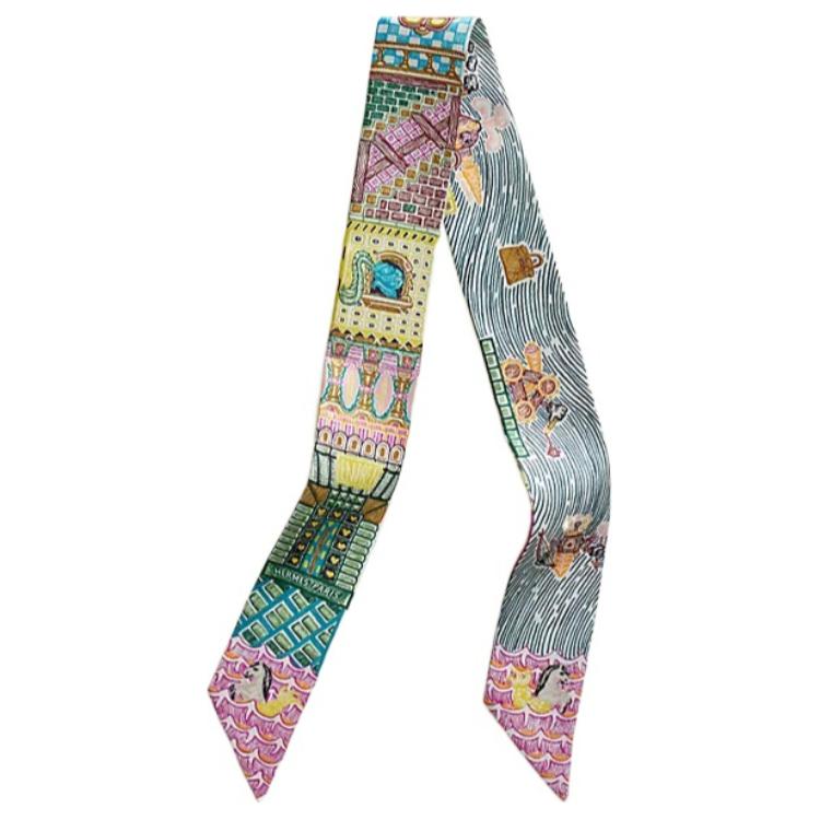 (Women) HERMES Silk Scarf for Women with Logo Design in Multiple Colors. H064011S 圖 2