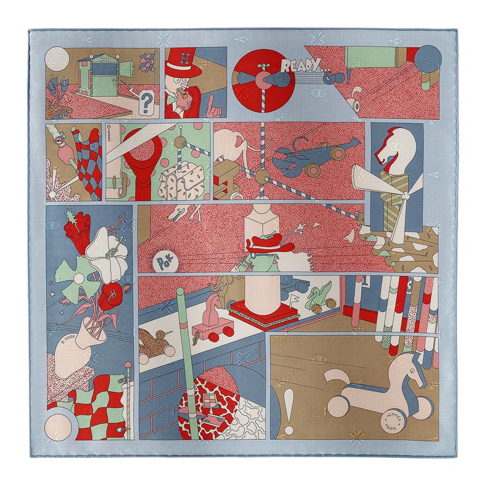 (Women) HERMES Silk Scarf Twill Detail Multicolor for Women H893822S 圖 2