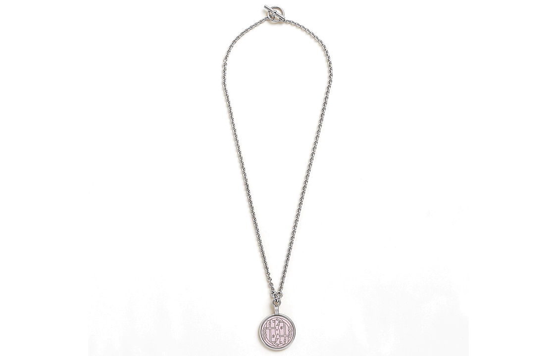 (Women) HERMES Silver Enamel Necklace with Decorative Pattern for Women. h982311fpd1 圖 3