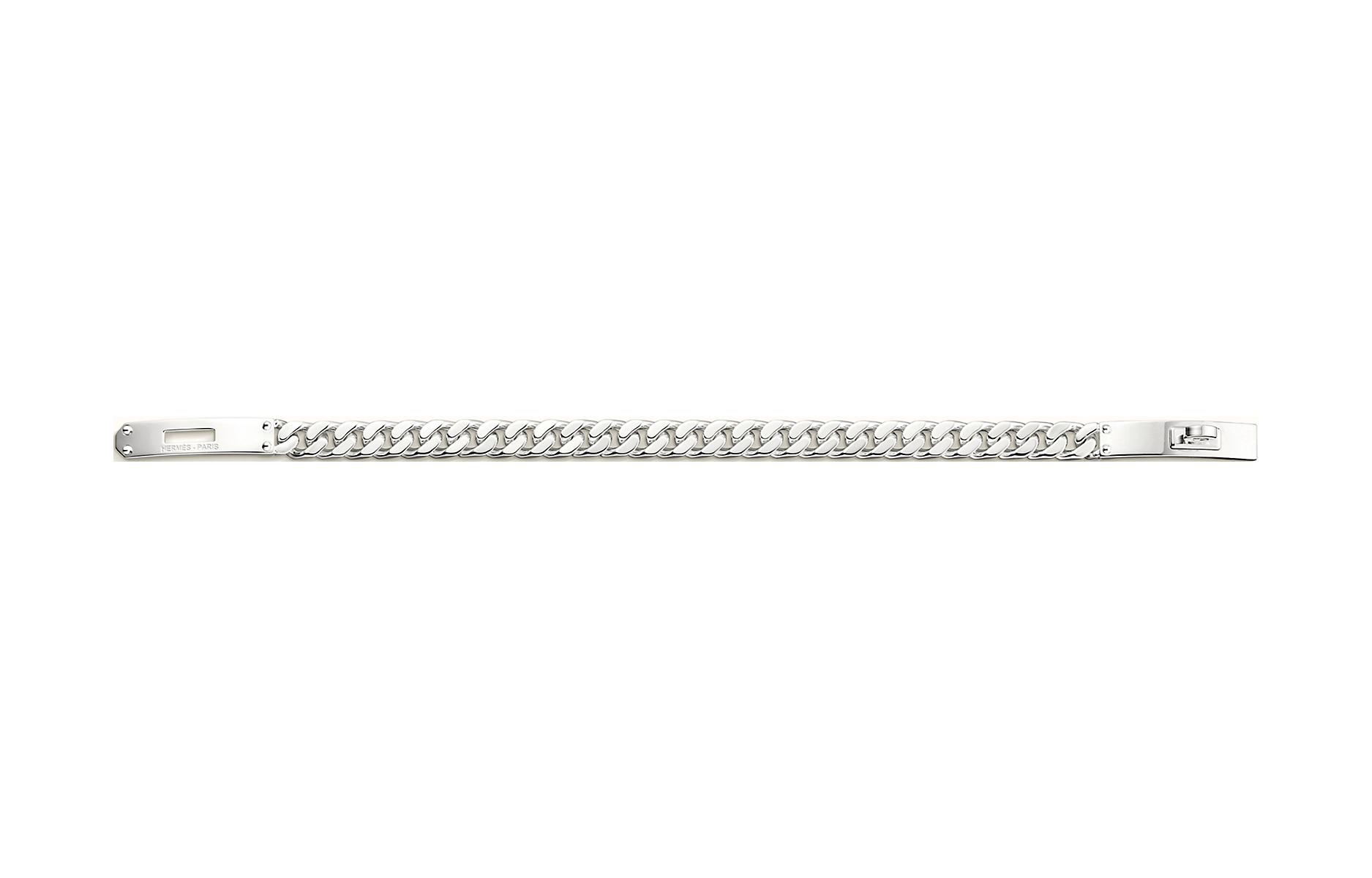 Lookbook (W) HERMES Pulsera Minimalista Plateada Casual H120439B-00SH