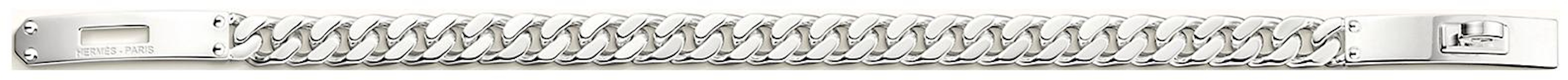 (W) HERMES Pulsera Minimalista Plateada Casual H120439B-00SH Lookbook (W) HERMES Pulsera Minimalista Plateada Casual H120439B-00SH