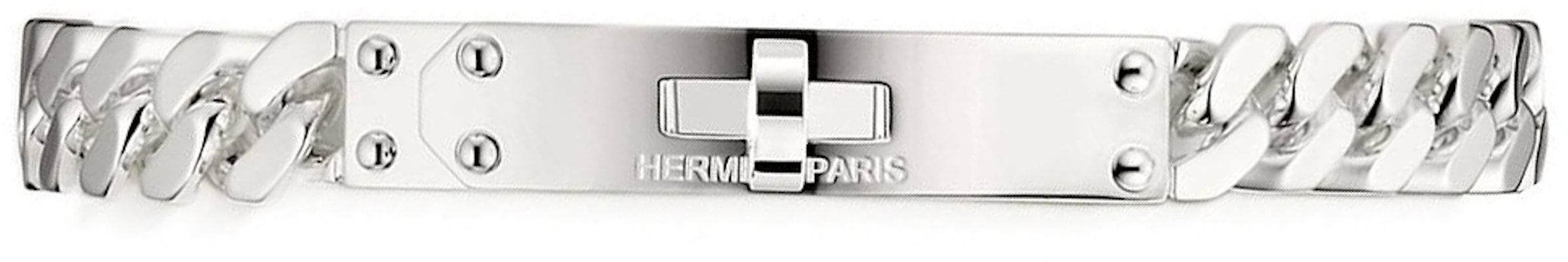 (W) HERMES Pulsera Minimalista Plateada Casual H120439B-00SH Shop (W) HERMES Pulsera Minimalista Plateada Casual H120439B-00SH