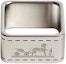 Order (Women) HERMES Silver Palladium Plated Carriage Motif Scarf Ring for Women. H601463S-00