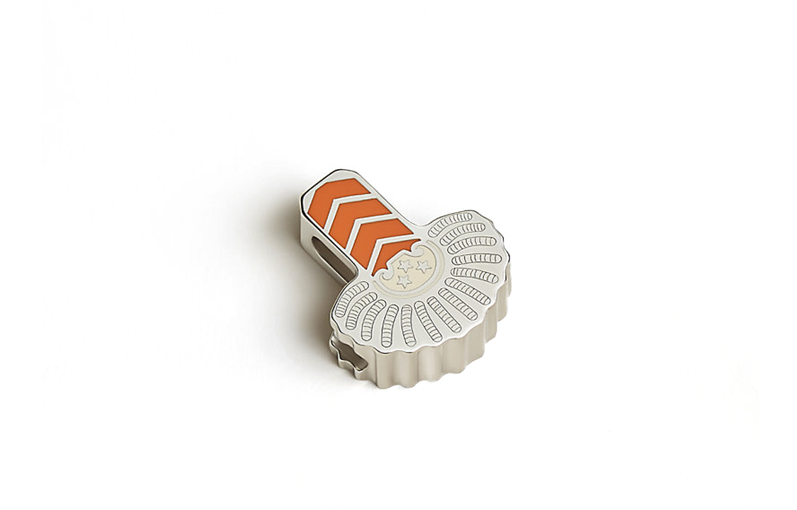 (Women) HERMES Silver Pattern Print Accessories for Women H603403S01