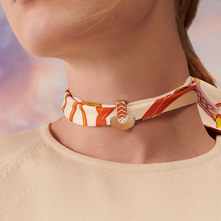 (Women) HERMES Silver Pattern Print Accessories for Women H603403S01 圖 3