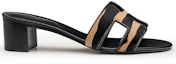 Order (W) HERMES Tacón Alto Casual Negro Simple H212183Z-03