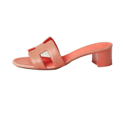 (W) HERMES Slide Sandal 'Orange'