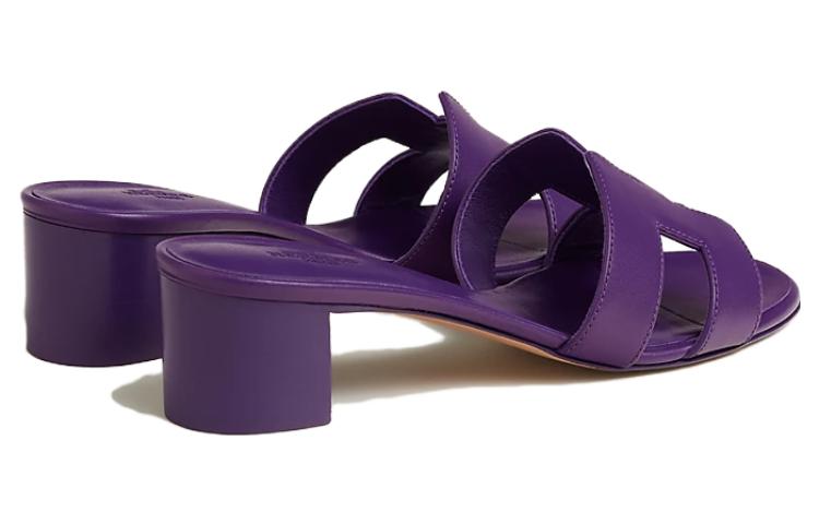 (W) HERMES Slide Sandal 'Purple' 圖 4
