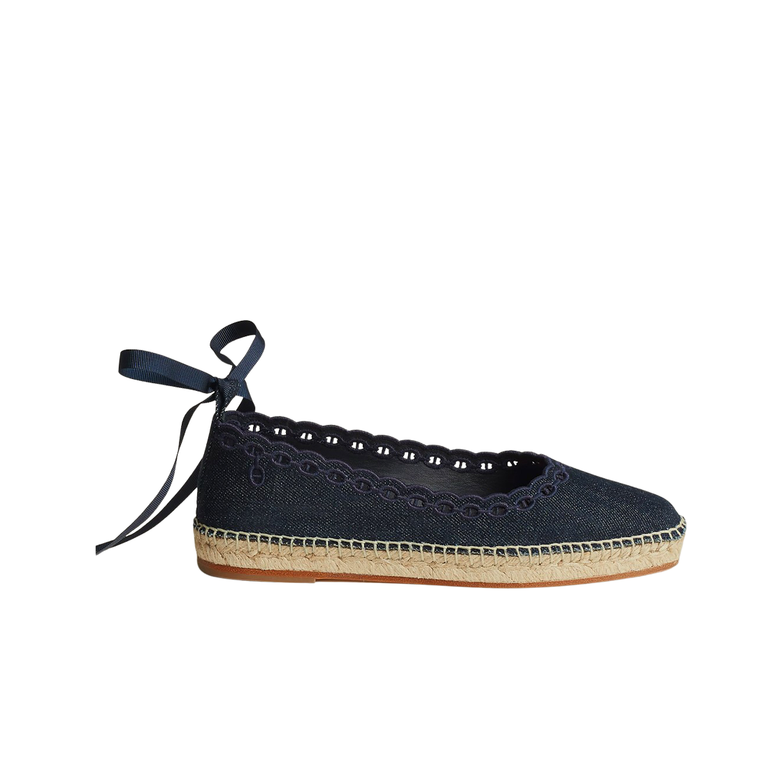 (Women) HERMES Slip-On 'Blue Fisherman' H231140Z-48