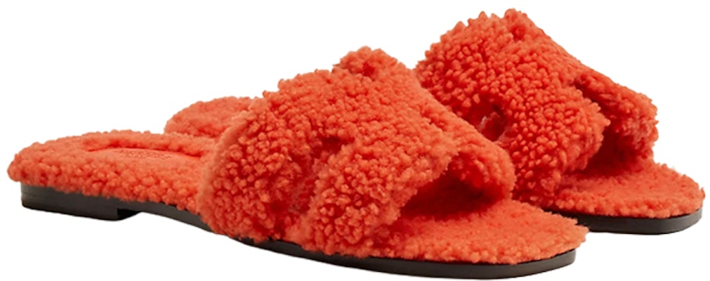 (W) HERMES Sandalias Tipo Slip-On 'Naranja Rojo' H212178Z-H5 Shop (W) HERMES Sandalias Tipo Slip-On 'Naranja Rojo' H212178Z-H5