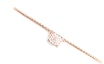 Order (W) HERMES Gelang Emas Ros 18K Berlian Corak Stud Kecil Wanita - Emas Ros H223407B 0015