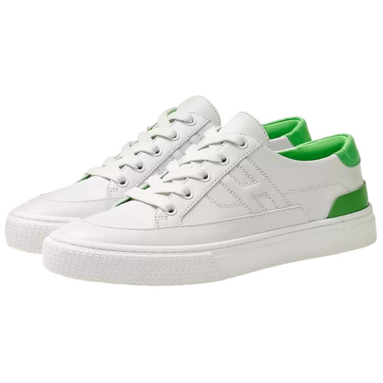 (W) HERMES Sneaker Low Top 'Deep White Green' 圖 3