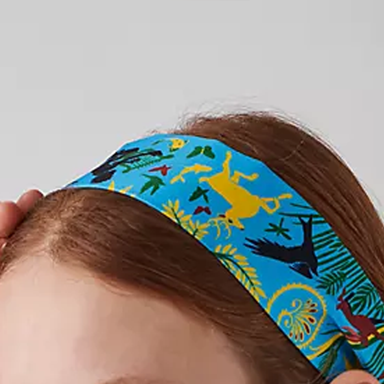 (Women) HERMES Sous le Charme d'Orphee Twilly Scarf  Ocean Blue/Azure Blue. H063702S-01 圖 3