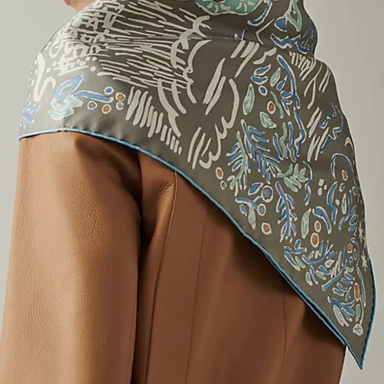 (Women) HERMES Spring Island  Silk Scarf H003755Sv10 圖 3