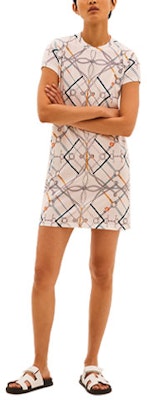 (Women) HERMES SS21 "Parcours sans Faute" Slim Fit Short Sleeve Dress White H1E4509DJ90 Order (Women) HERMES SS21 "Parcours sans Faute" Slim Fit Short Sleeve Dress White H1E4509DJ90