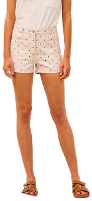 (Women) HERMES SS21 White Denim Shorts with Contrast "Chaine d'Ancre" Pattern H1E0431DZ91 Buy (Women) HERMES SS21 White Denim Shorts with Contrast "Chaine d'Ancre" Pattern H1E0431DZ91