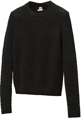 (Women) HERMES SS22 Black Wool Sweater with Solid Logo Jacquard Design. H2E2624DE02 Buy (Women) HERMES SS22 Black Wool Sweater with Solid Logo Jacquard Design. H2E2624DE02