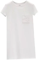Order (W) 에르메스 SS22 자수 포켓 반팔 드레스 화이트. H2E4508DU90