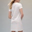 Shop (Women) HERMES SS22 Embroidered Pocket Short Sleeve Dress White. H2E4508DU90