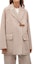 Lookbook (Women) HERMES SS22 Light Camel Solid Cabban Long Sleeve Coat Jacket H2E0118DB1J