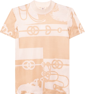 (Women) HERMES SS22 Light Yellow Cliquetis Print Slim Fit Tank Top. H2E0601DX91 Buy (Women) HERMES SS22 Light Yellow Cliquetis Print Slim Fit Tank Top. H2E0601DX91