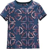 (Women) HERMES SS22 Patterned Blue Crewneck Short Sleeve T-Shirt. H2E4600DC0X (Women) HERMES SS22 Patterned Blue Crewneck Short Sleeve T-Shirt. H2E4600DC0X