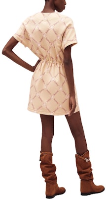 (Women) HERMES SS22 Pink Diamond Pattern Mini Short Sleeve Dress H2E4504DK5R Shop (Women) HERMES SS22 Pink Diamond Pattern Mini Short Sleeve Dress H2E4504DK5R