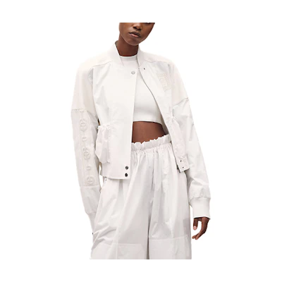 (Women) HERMES SS22 Solid Color Long Sleeve Jacket White H2E0151-DJ90-42