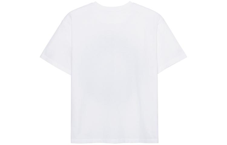 Lookbook (W) HERMES SS22 Baju-T Putih Cetakan Huruf Lengan Pendek. H2E4618DU02