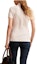 Sizing (Women) HERMES SS22 White Short Sleeve Polo Shirt with Partial Button Placket. H800270EV06
