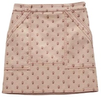(Women) HERMES SS22 Saddle-Printed Casual Skirt Khaki Edition. H2E0352DS1J (Women) HERMES SS22 Saddle-Printed Casual Skirt Khaki Edition. H2E0352DS1J