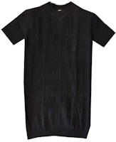 (Women) HERMES SS23 Black Knitted Short Sleeve Casual Dress H0H2503DD02 (Women) HERMES SS23 Black Knitted Short Sleeve Casual Dress H0H2503DD02