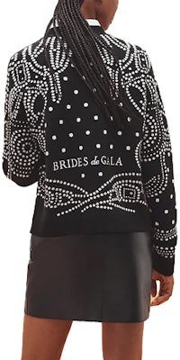 (W) 爱马仕 SS23 黑色波点针织开衫毛衣. H3E2711D802 Lookbook (W) 爱马仕 SS23 黑色波点针织开衫毛衣. H3E2711D802