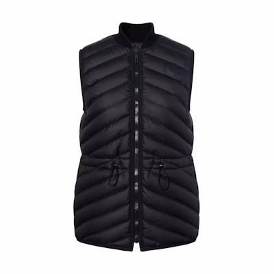 (Women) HERMES SS23 Black Solid Color Sleeveless Zip Vest H3H0156DA0234