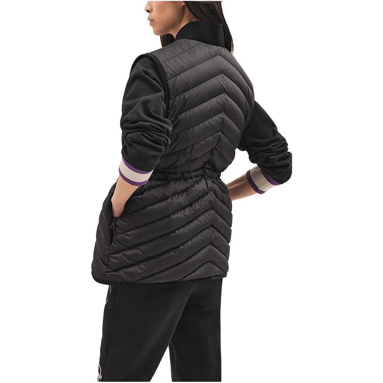 Lookbook (W) HERMES SS23 Rompi Tanpa Lengan Warna Hitam dengan Resleting H3H0156DA0234