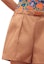 Purchase (Women) HERMES SS23 Casual Shorts Brown with Elastic Logo Buckle. H3E3410D801