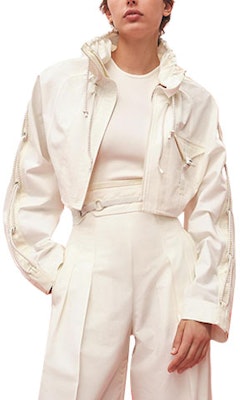 (W) 爱马仕 SS23 白色拼色拉链短夹克 H3E0204DP91 Order (W) 爱马仕 SS23 白色拼色拉链短夹克 H3E0204DP91