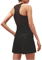Lookbook (Women) HERMES SS23 High-Waisted Casual Plain Black Shorts. H3E0407DP02