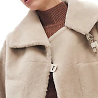 Shop (W) HERMES SS23 卡其色口袋設計皮革外套. H3H1204D5F836