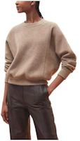 Order (Women) HERMES SS23 Linen Beige Solid Color Crewneck Long Sleeve Sweatshirt H3E2608D55K