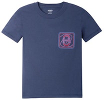 (Women) HERMES SS23 Logo Print Navy Blue Short Sleeve T-Shirt. H3E4625DLI1 (Women) HERMES SS23 Logo Print Navy Blue Short Sleeve T-Shirt. H3E4625DLI1