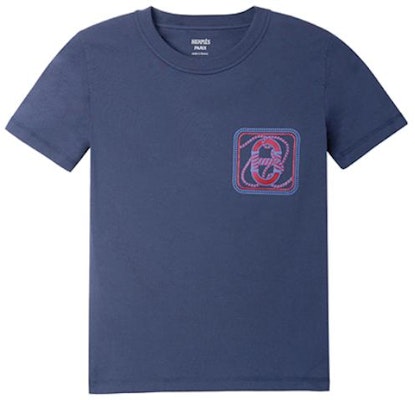 (W) Camiseta Azul Marino de Manga Corta HERMES SS23 con Logo Estampado. H3E4625DLI1 Buy (W) Camiseta Azul Marino de Manga Corta HERMES SS23 con Logo Estampado. H3E4625DLI1