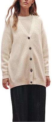 (W) エルメス SS23 ルーズフィット ホワイト カーディガン ニットセーター H3E2702D1A3 Order (W) エルメス SS23 ルーズフィット ホワイト カーディガン ニットセーター H3E2702D1A3