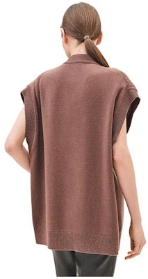 (W) エルメス SS23 ルーズフィット 半袖 ニット カーディガン - ブラウン H3H2706D1CM34 Shop (W) エルメス SS23 ルーズフィット 半袖 ニット カーディガン - ブラウン H3H2706D1CM34