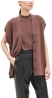 (W) エルメス SS23 ルーズフィット 半袖 ニット カーディガン - ブラウン H3H2706D1CM34 Purchase (W) エルメス SS23 ルーズフィット 半袖 ニット カーディガン - ブラウン H3H2706D1CM34