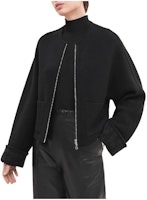 (Women) HERMES SS23 Reversible Jacquard Long Sleeve Jacket Black H3H2200D202 (Women) HERMES SS23 Reversible Jacquard Long Sleeve Jacket Black H3H2200D202